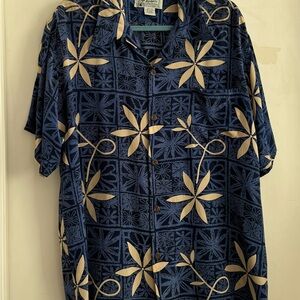 Avanti silk men’s aloha shirt